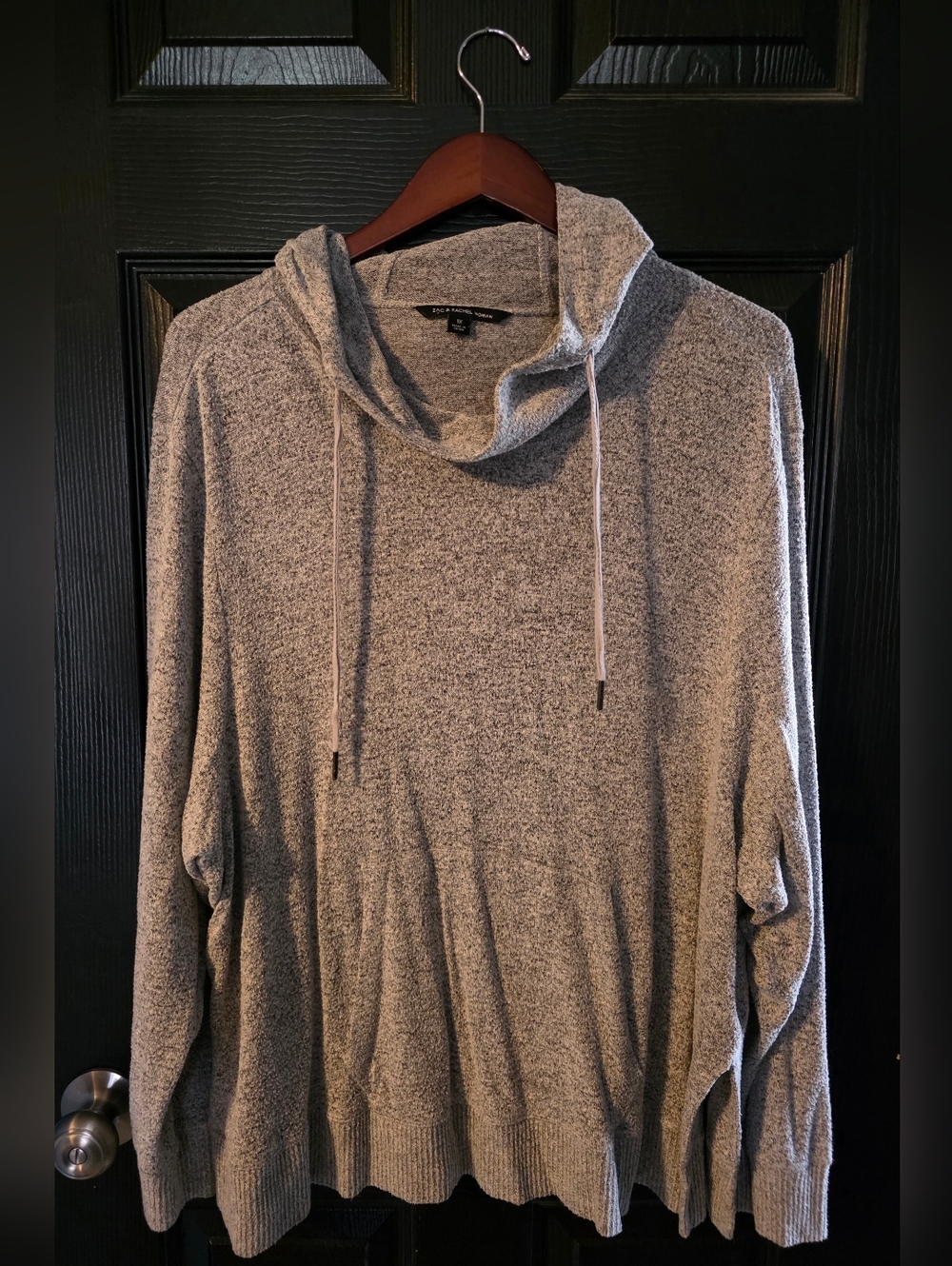 Zac & Rachel Heather Gray Knit Top